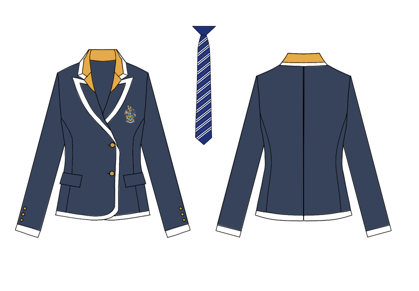 SIS Blazer & Tie
