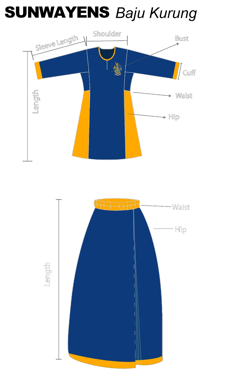 SIS Baju Kurung (Female)